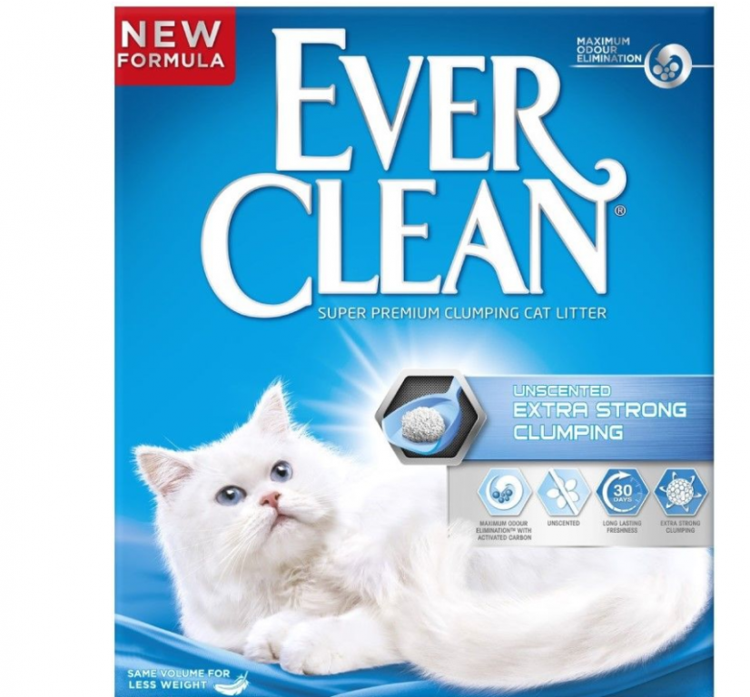 EverClean Extra Strong Unscented 10 L | Toaleti i posipi za mačke