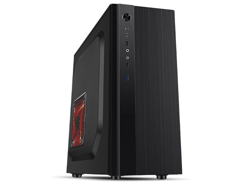 Kucište IG-MAX T0612 IG4560 Midi Tower/ATX, ATX/RGB/akrilna stranica/napajanje 560W/crna