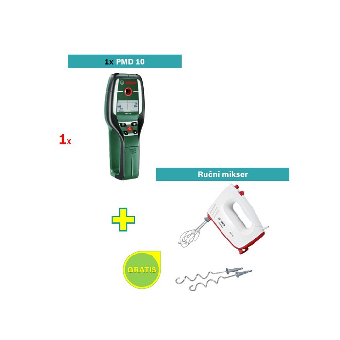 Detektor metala Bosch PMD 10 + Bosch ručni mikser GRATIS | Olimp Sport