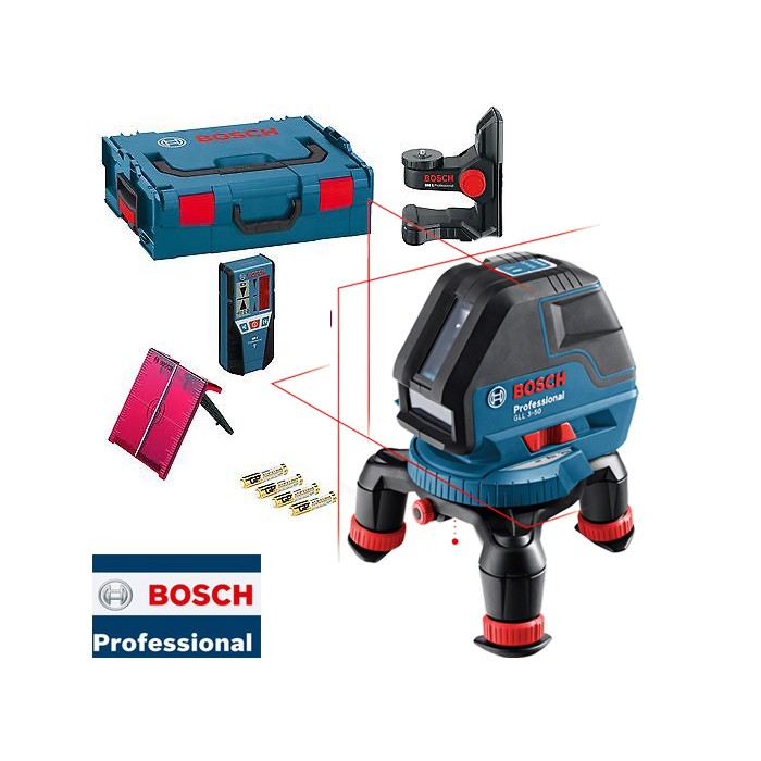 Laser Za Linije Bosch Professional GLL 350 + BM 1 + LR 2 Merni