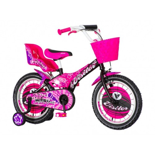 Visitor super star kids bicikla ljubičasta  sta160
