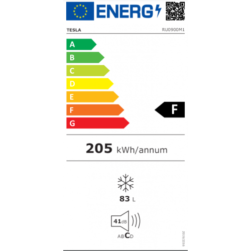 Vertikalni zamrzivač TESLARU0900M1 i 83L