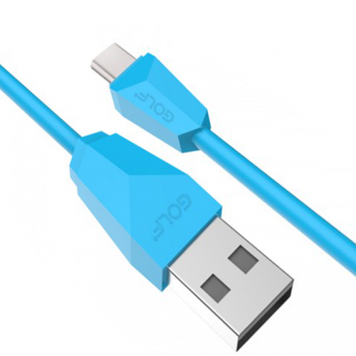 USB kabl na tip C usb 1m GOLF GC-27T plavi
