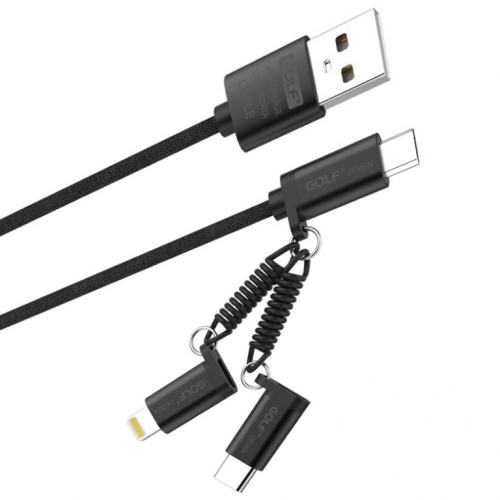 USB kabl 3u1 Mikro-Tip C-IP GOLF GC-51