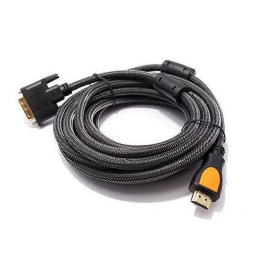 HDMI kabl na DVI-D 5m crni