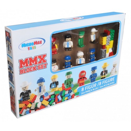 Kocke set sa 152 dela i mini figurama