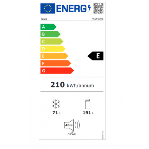  Kombinovani frižider TESLA RC2600HE