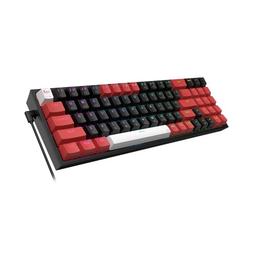 Pollux K628-RGB Pro Wired/Wireless Mechanical RGB Gaming Keyboard (red switch)