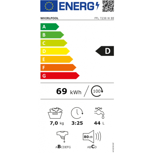 Veš mašina Whirlpool FFL 7238 W EE