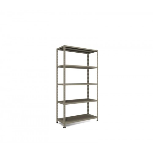 Metalna polica KIT 188 x 100 x 40 cm 5 x 65 kg  siva