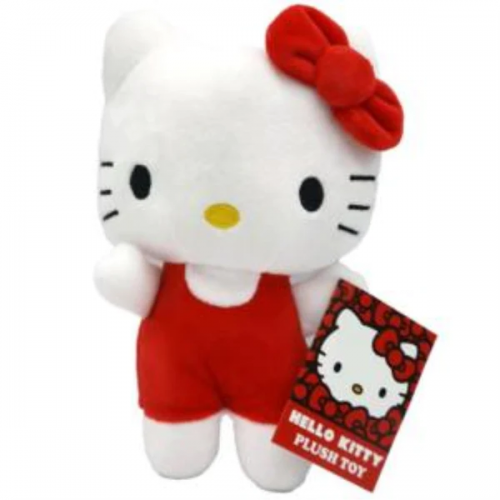 Pliš Hello Kitty 30cm  Crvena