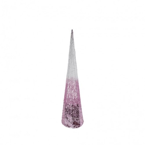Shiny cone jelka svetlucava roze LED 60cm