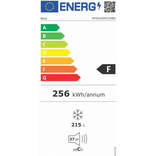 Zamrzivač Beko RFSA240M33XBN