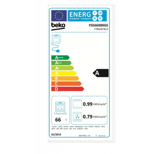 Električni šporet  FSE 66000 GS