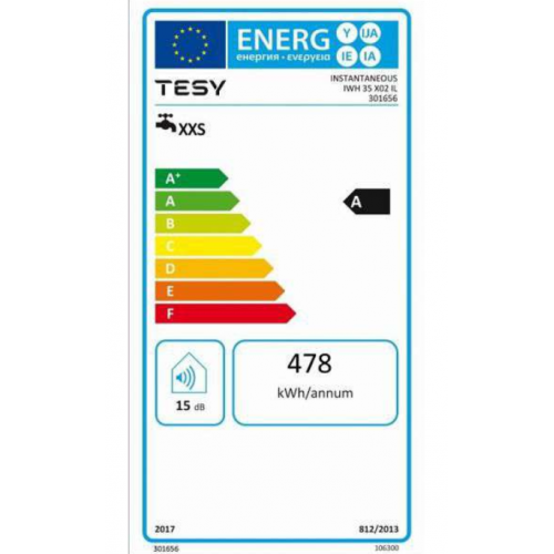Bojler električni protočni IWH 35 X02 IL Tesy 