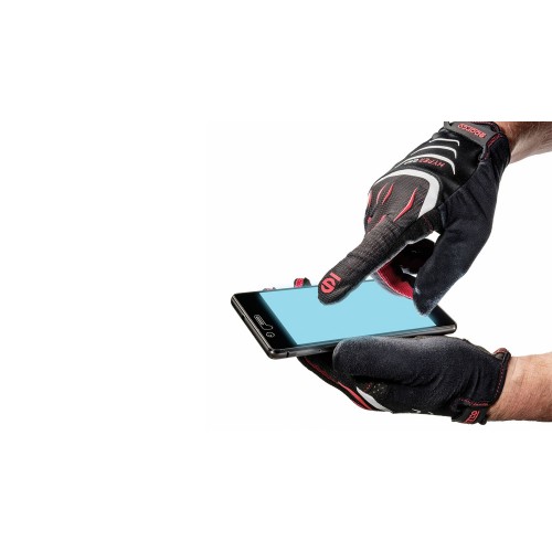 Hypergrip Gloves Tg.8 Black/Red