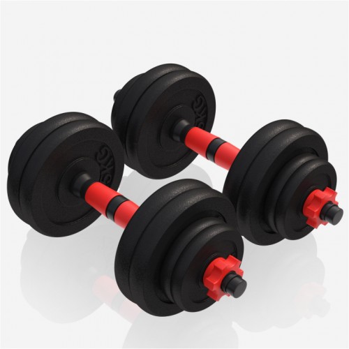 Set od 2 podesive bučice od livenog gvožđa 25 mm 30 kg