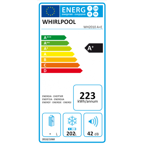Zamrzivač sandučar Whirlpool WH2010 A+E