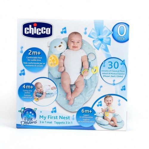 Nest podloga za bebu plava Chicco