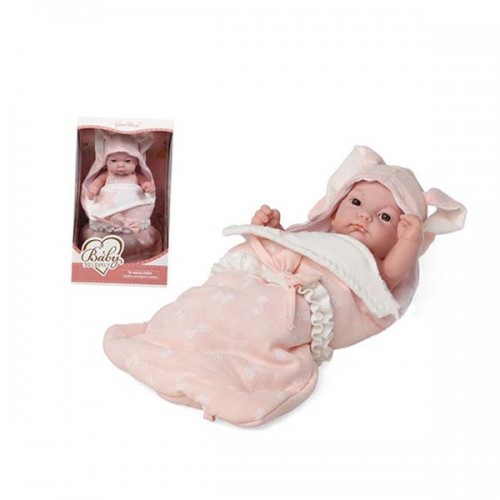 Lutka beba 30cm u ćebetu sa kapuljačom 278159