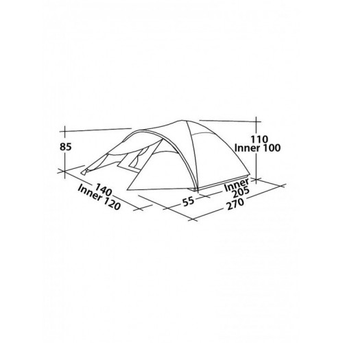 Šator za kampovanje QUASAR 200 Easy Camp