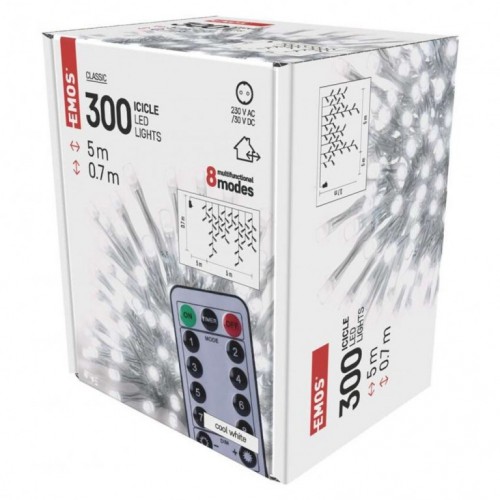 Emos LED svetlosni lanac Ledenica 300 LED 5m MTG-D4CC02 