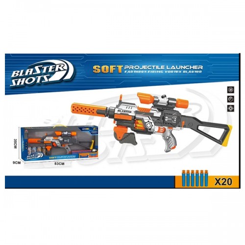 Puška sa sunđerastim mecima Blaster Shots 687218