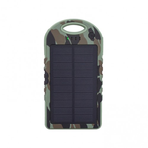 PowerBank baterija/punjač 6000 mAh solarni Military