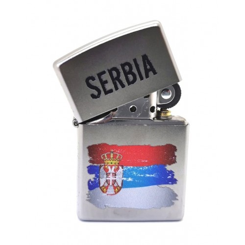 Upaljač Zippo zastava Srbije