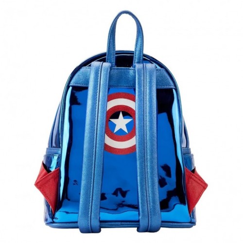 Marvel Shine Captain America Cosplay Mini Backpack 060432