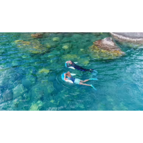 Plutača za snorkeling plava