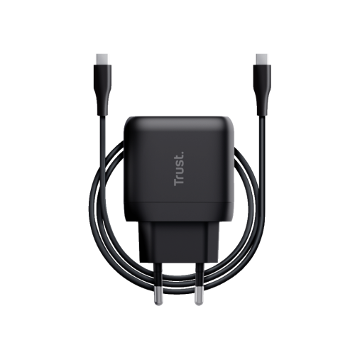 Trust Punjač Maxo 45W/USB-C/laptop/smartphone/tablet/2m USB-C kabel/crna  