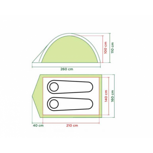 COLEMAN Šator Darwin 2 Tent