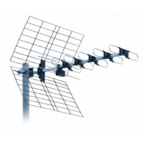 Antena DTX-22F Spoljna 22 elementa, F/B ratio 28db, duzina 81cm UHF/VHF/DVB-T2