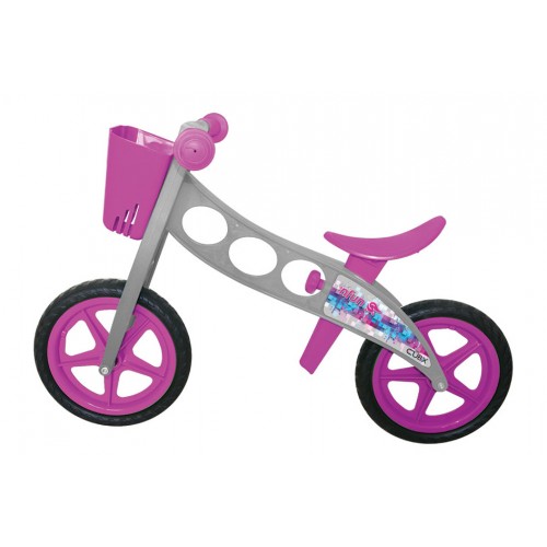 Bicikl za decu bez pedala Bonin n'ride cubix pink i siva