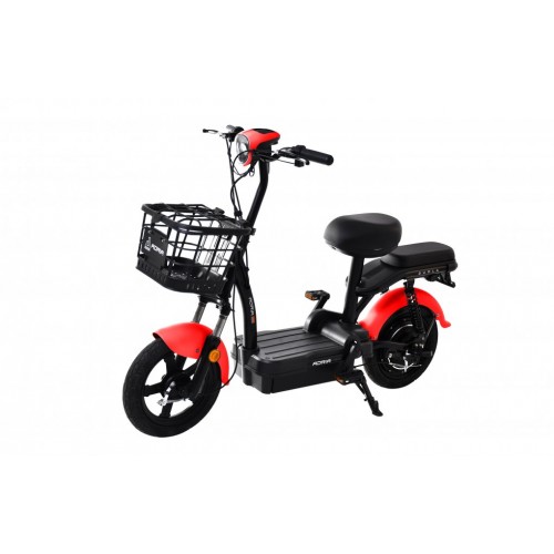 Električni bicikl RX20-48 crno-crveno 