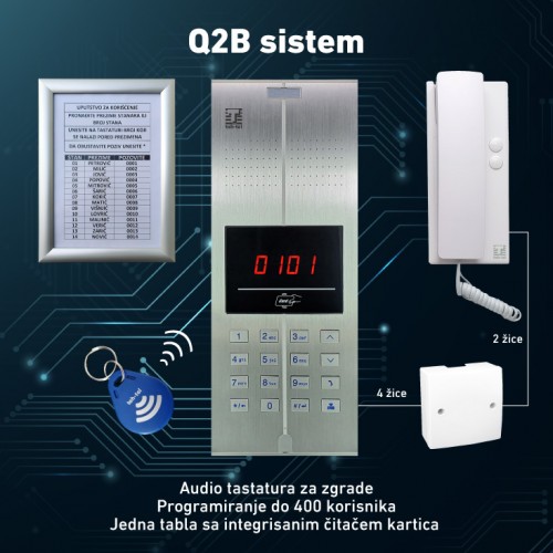 Dekoder za audio interfon Q2 888