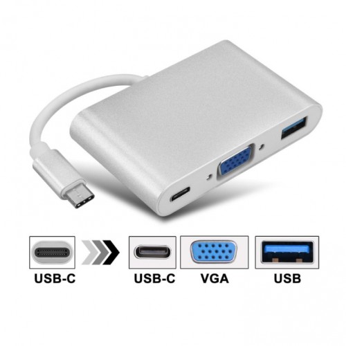 Adapter USB-C 3.1 u USB3.0, VGA 54-711