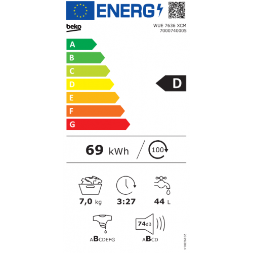 Veš mašina Beko WUE 7636 XCM