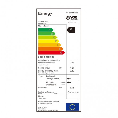 Klima uređaj VOX SFX12-IO 
