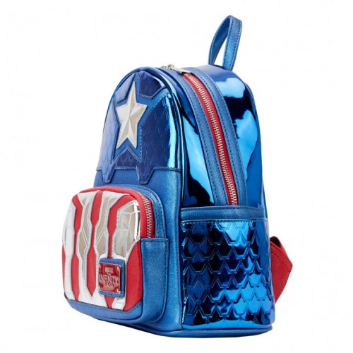 Marvel Shine Captain America Cosplay Mini Backpack 060432