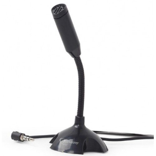 Gembird desktop mikrofon savitljivo telo crni