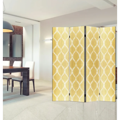 Paravan Lux gold 4 Krila 260x175cm
