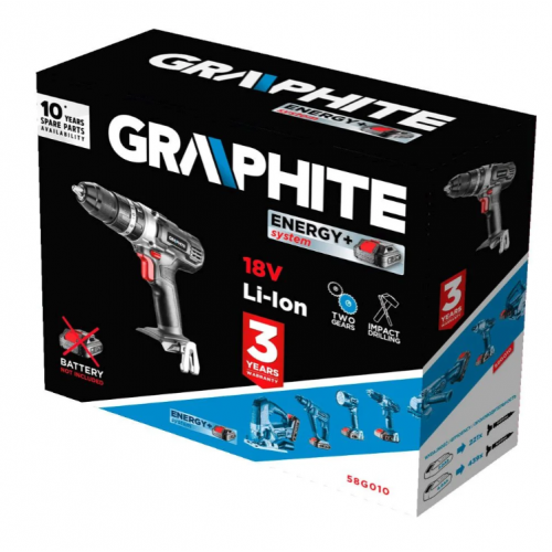 Aku. bušilica odvijač GRAPHITE 58G010