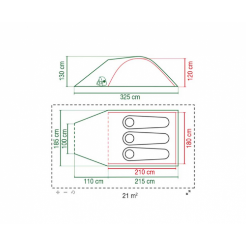 COLEMAN Šator Darwin 3+ Tent