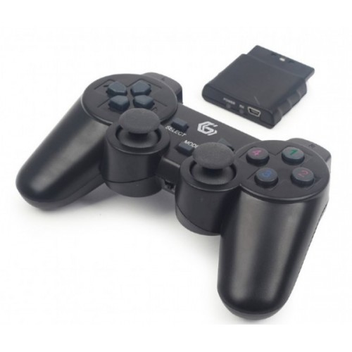 JPD-WDV-01 Gembird Bezicni gamepad sa dvostrukom vibracijom, PS2 / PS3 / PC