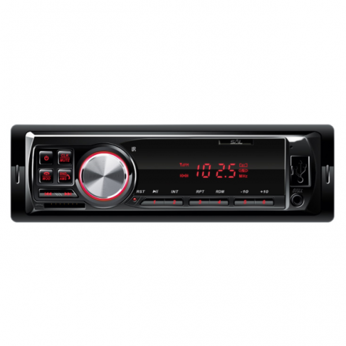 Auto radio SAL VBT1100/RD Red FM i daljinski