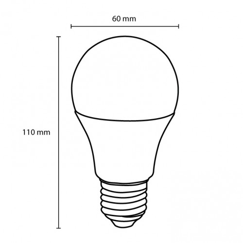 LED sijalica Prosto LS-A60-CW-E27/10-DIM