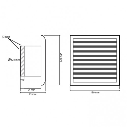 Izduvni ventilator V02122