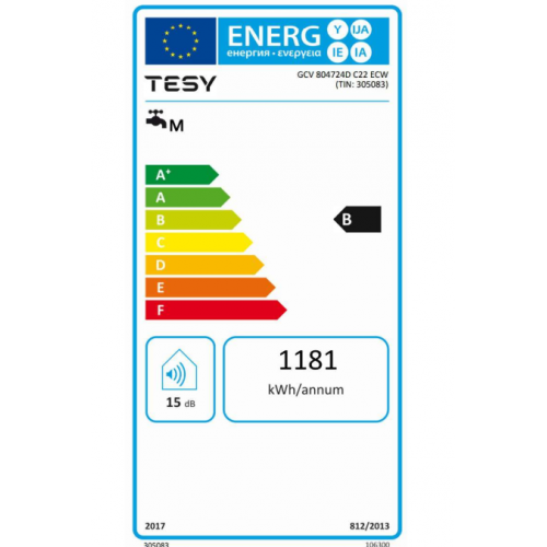 Bojler Modeco Cloud 82L GCV 804724D C22 ECW ELE02212